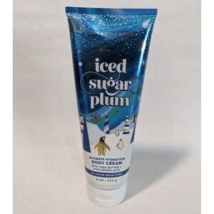 Bath & Body Works Iced Sugar Plum Body Cream w/Shea Butter 24 HR Moisture 8 oz